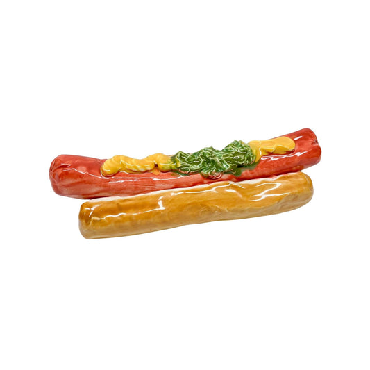 Hot Dog With Mustard And Relish 9