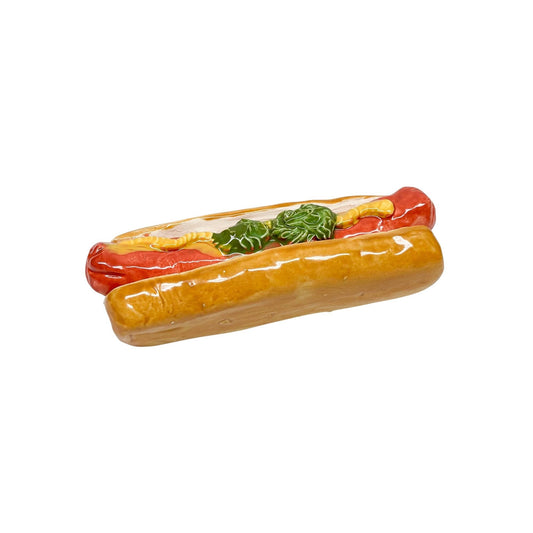 Hot Dog With Mustard And Relish 8