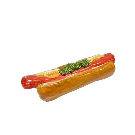 Hot Dog With Mustard And Relish 7
