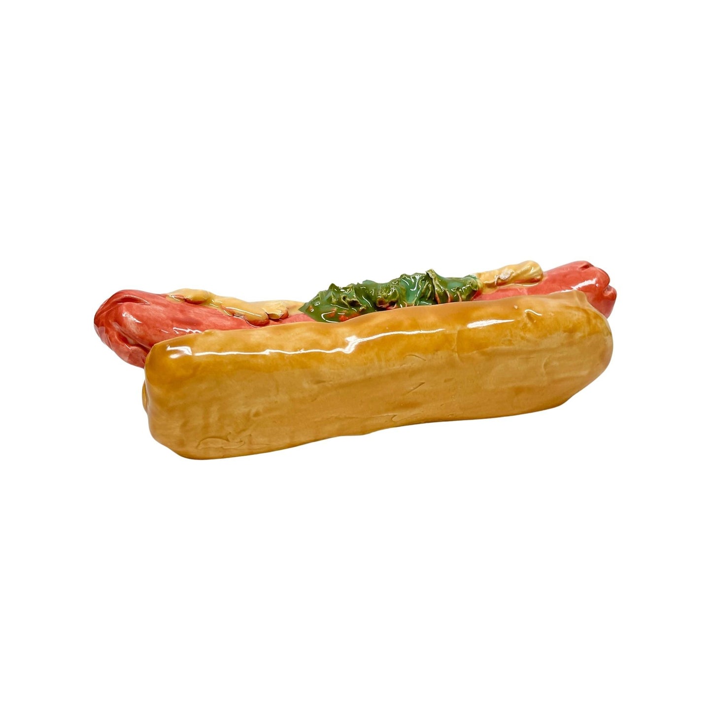 Hot Dog With Mustard And Relish 6