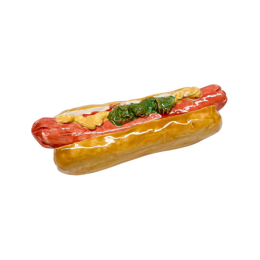 Hot Dog With Mustard And Relish 6