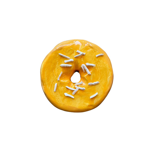 Tangerine Sprinkle Donut (Day Old)