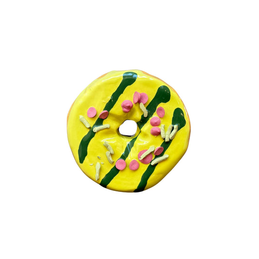 Lime Donut With Drizzle And Red Chips (Day Old)