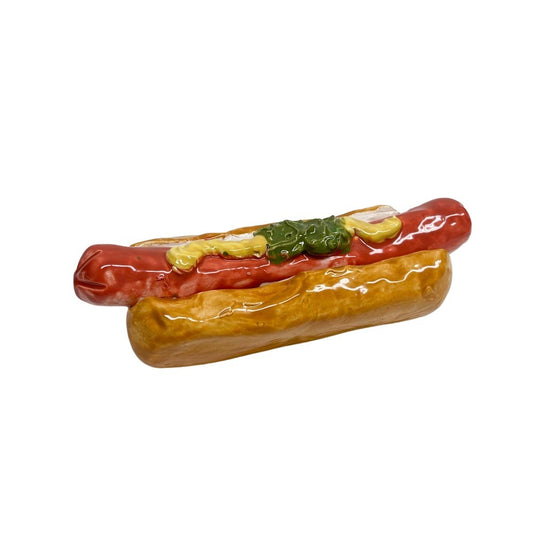 Hot Dog With Mustard And Relish 1