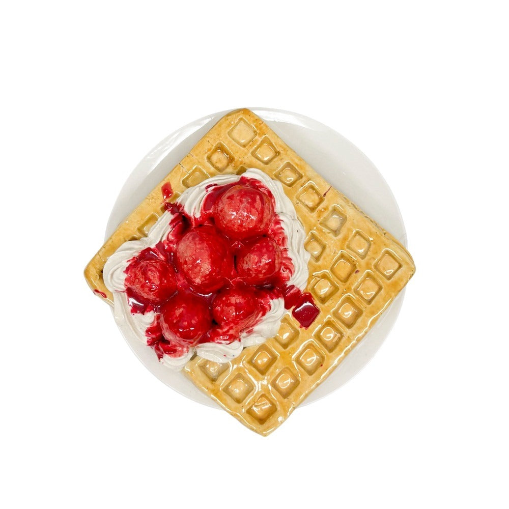 Waffle With Strawberries And Cream, 2013