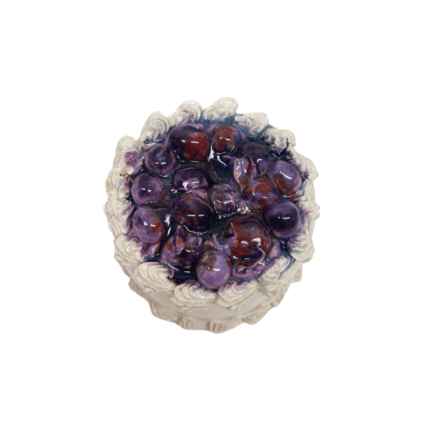 White Medium Cake With Blueberry Topping 33