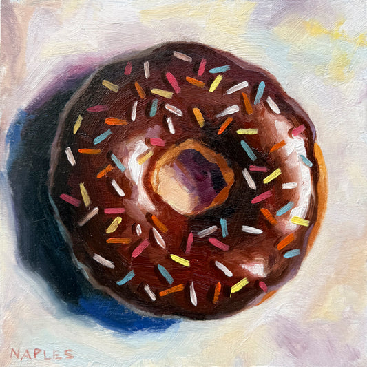 Chocolate Frosted With Sprinkles