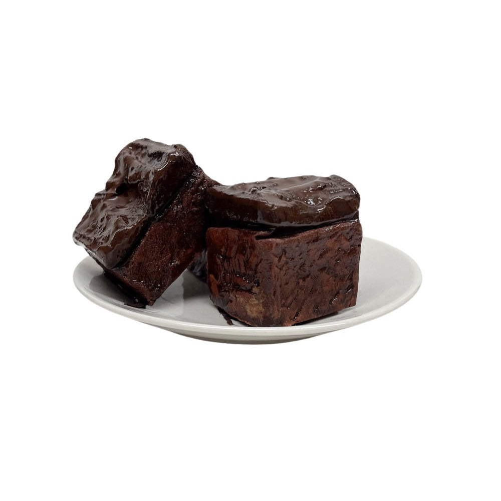 Three Plated Plain Brownies 7
