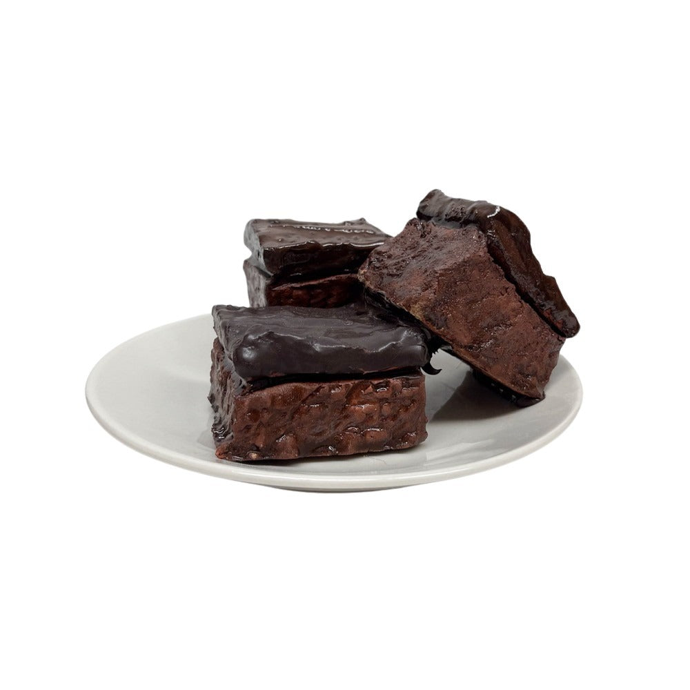 Three Plated Plain Brownies 7