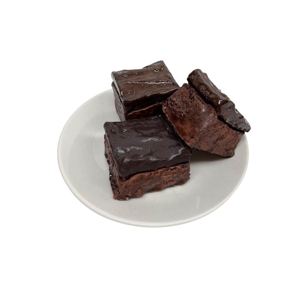 Three Plated Plain Brownies 7