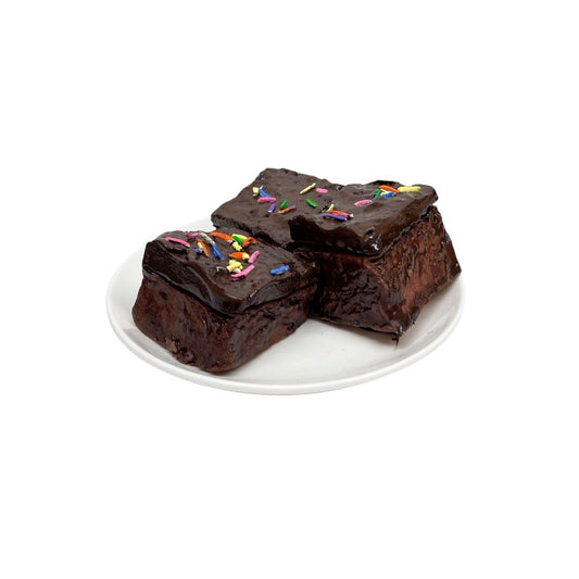 Three Plated Sprinkle Brownies 14