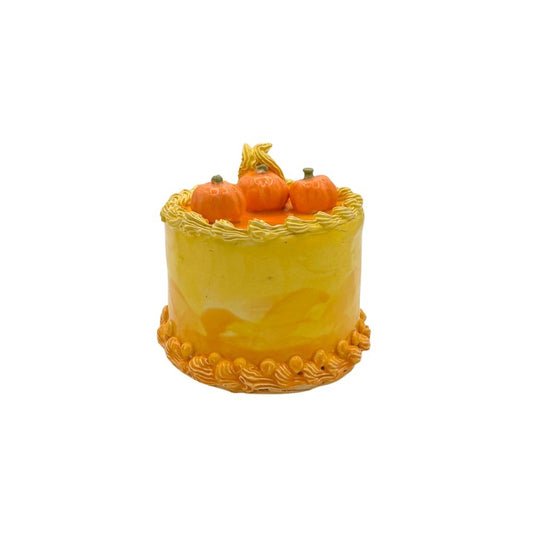 Halloween Cake With Pumpkins And Haystack 1