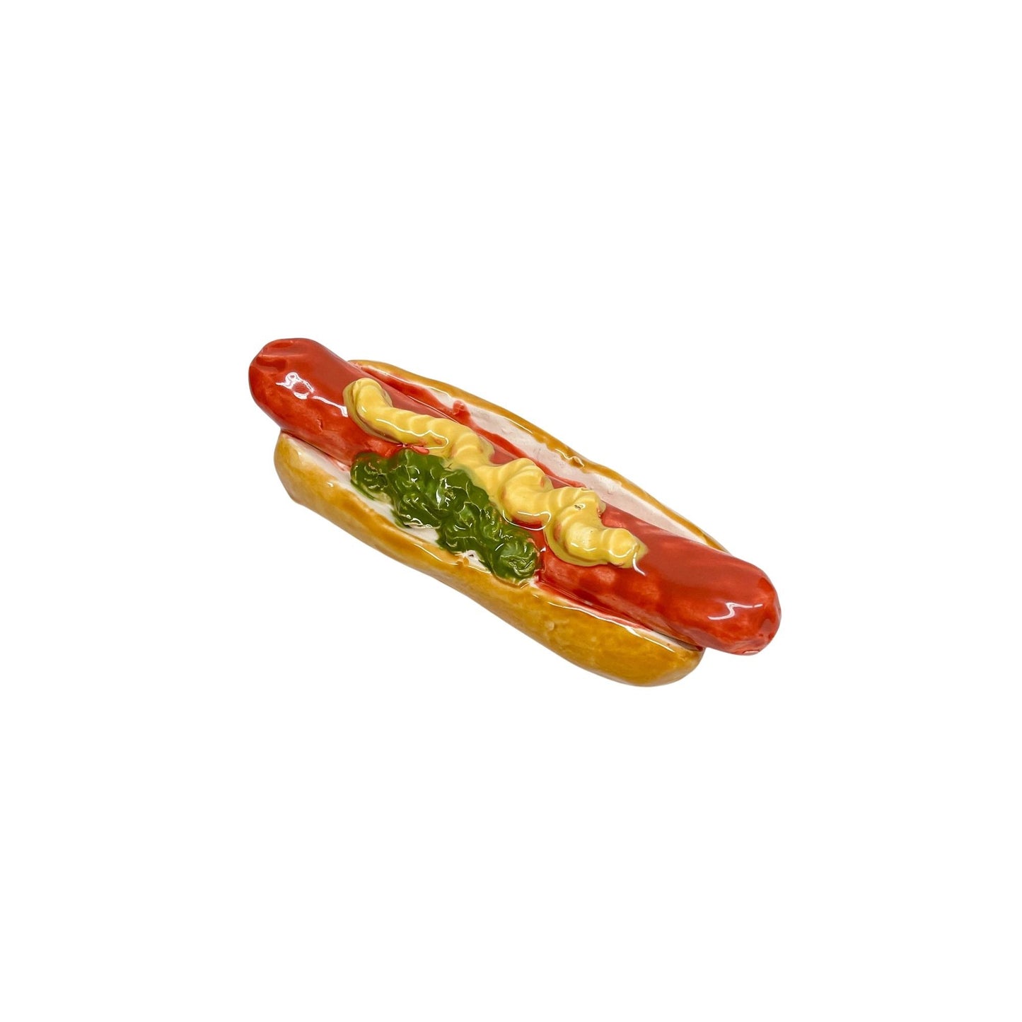 Hot Dog With Mustard And Relish 1