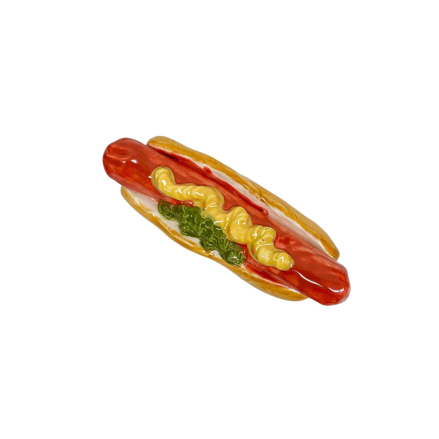 Hot Dog With Mustard And Relish 1