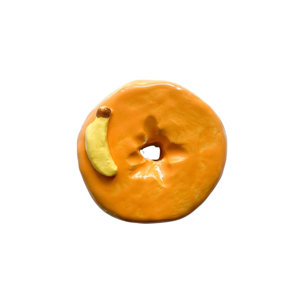 Orange Donut With Banana