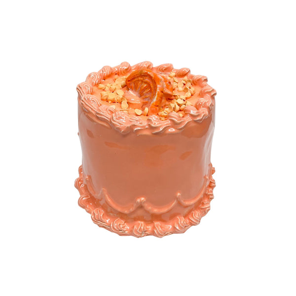 Orange Cream Cake With Wedges & Sprinkles 3