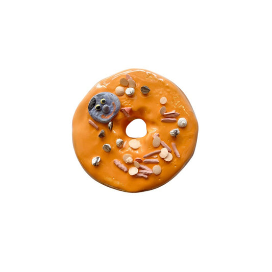 Orange Ghoul Sprinkle Donut