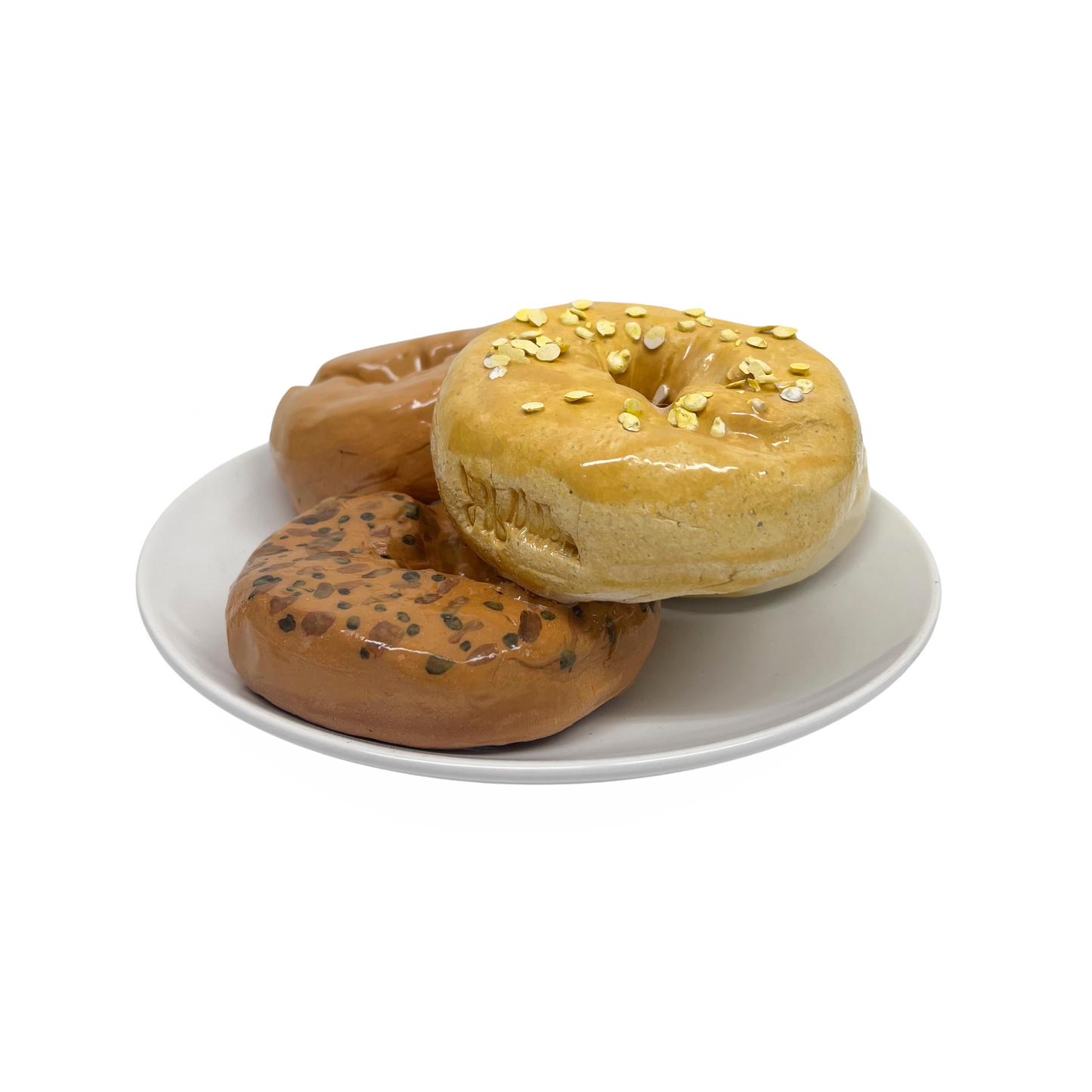 Four Plated Bagels 01