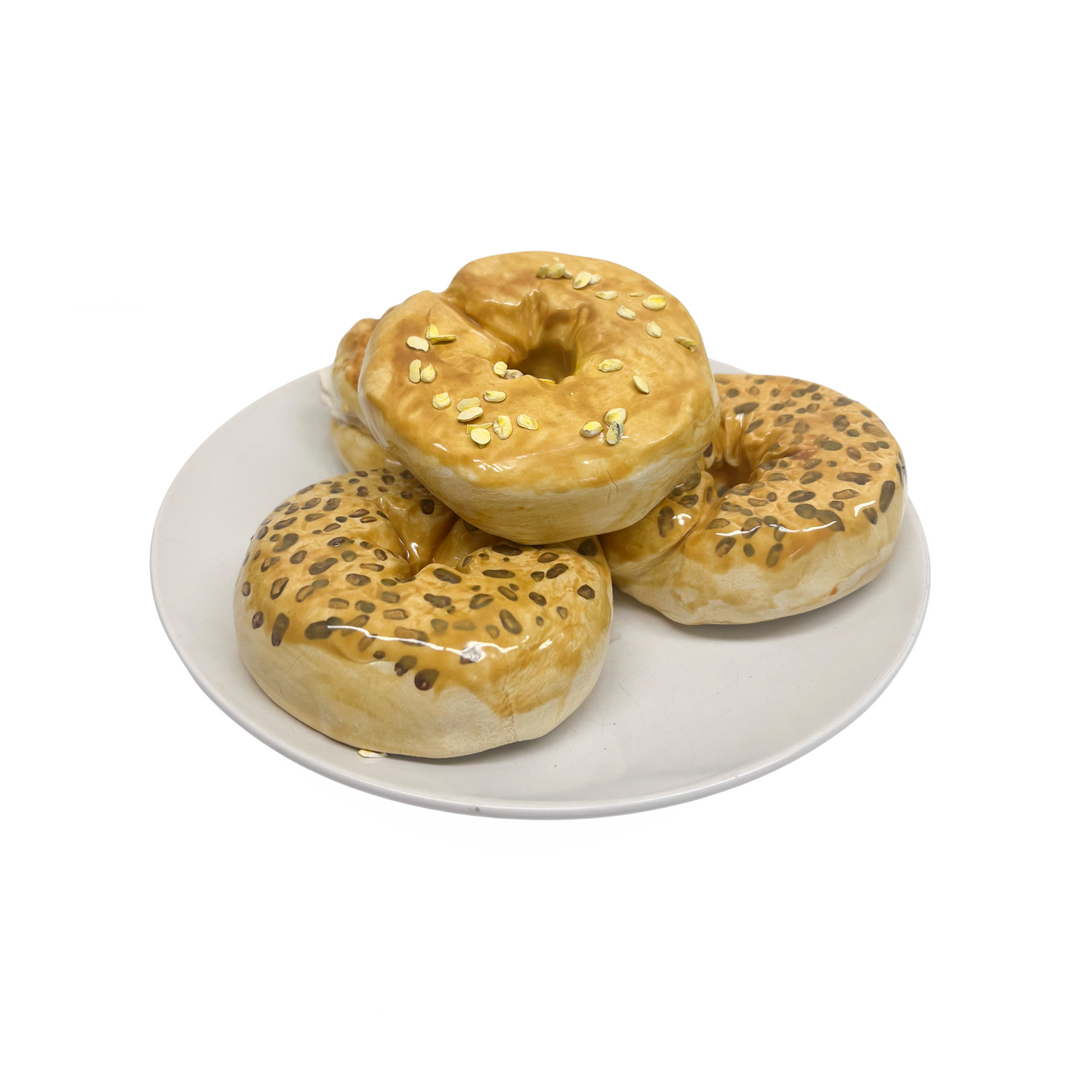 Four Plated Bagels 02