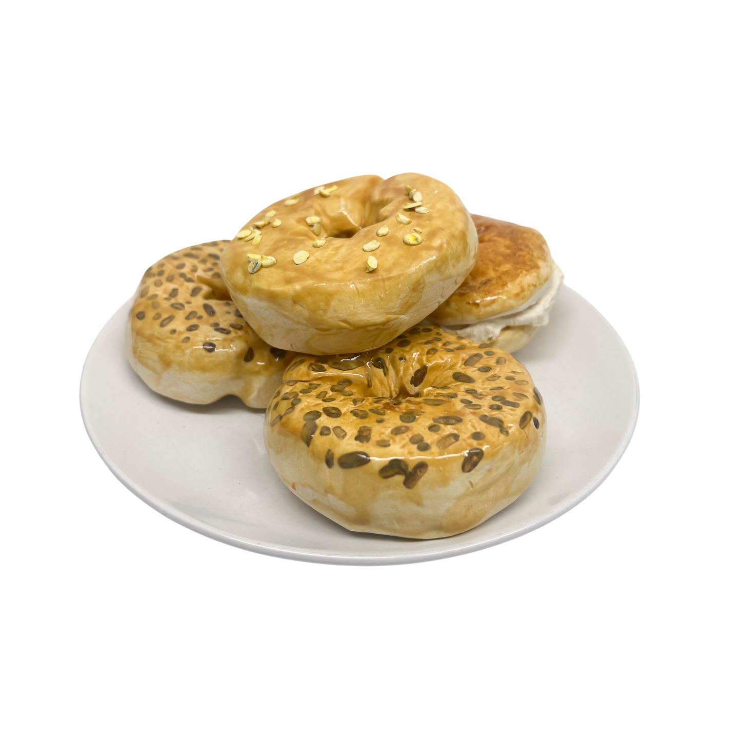 Four Plated Bagels 02