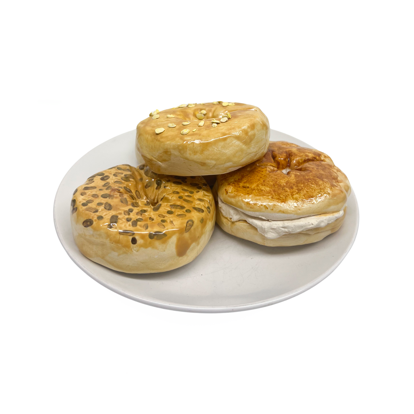 Four Plated Bagels 02