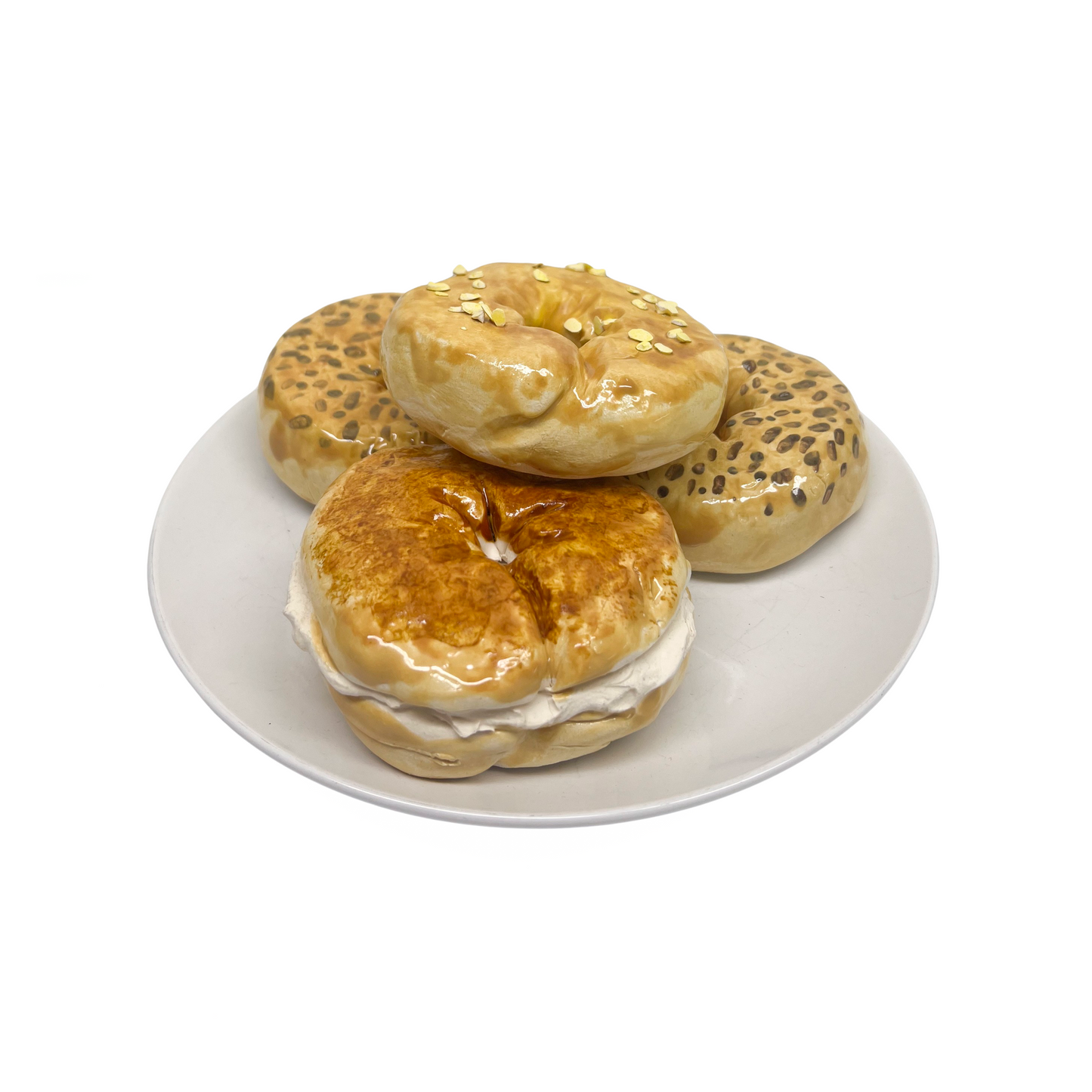 Four Plated Bagels 02