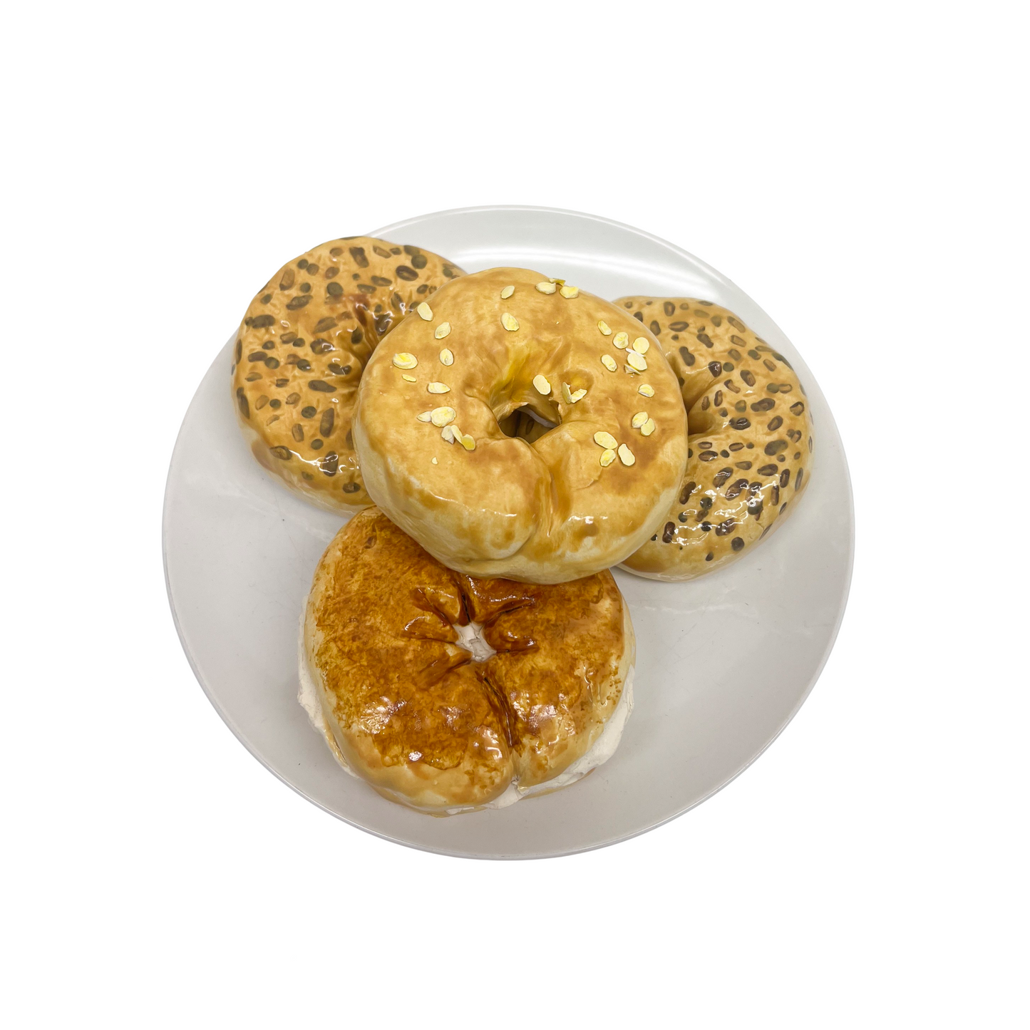 Four Plated Bagels 02