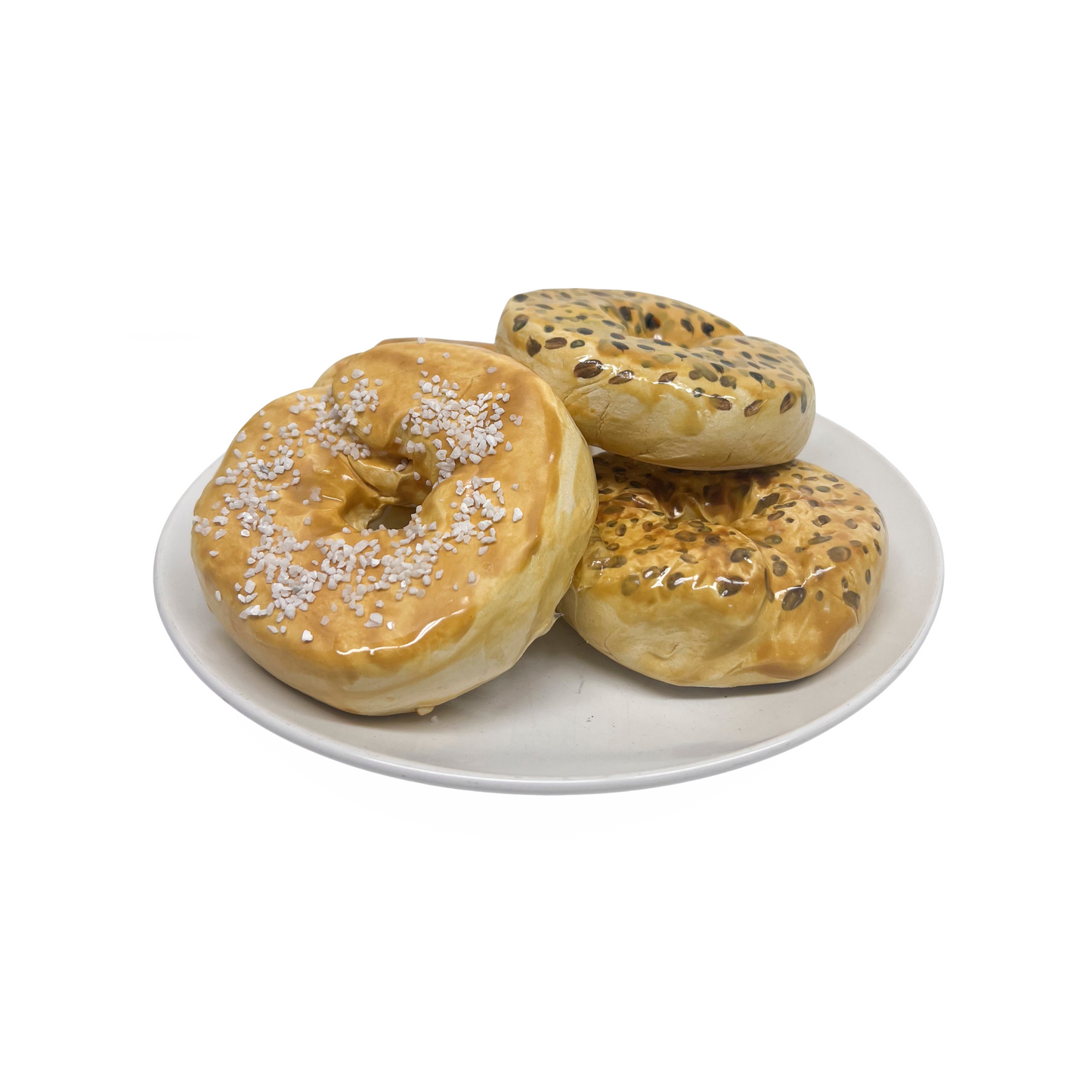 Four Plated Bagels 03