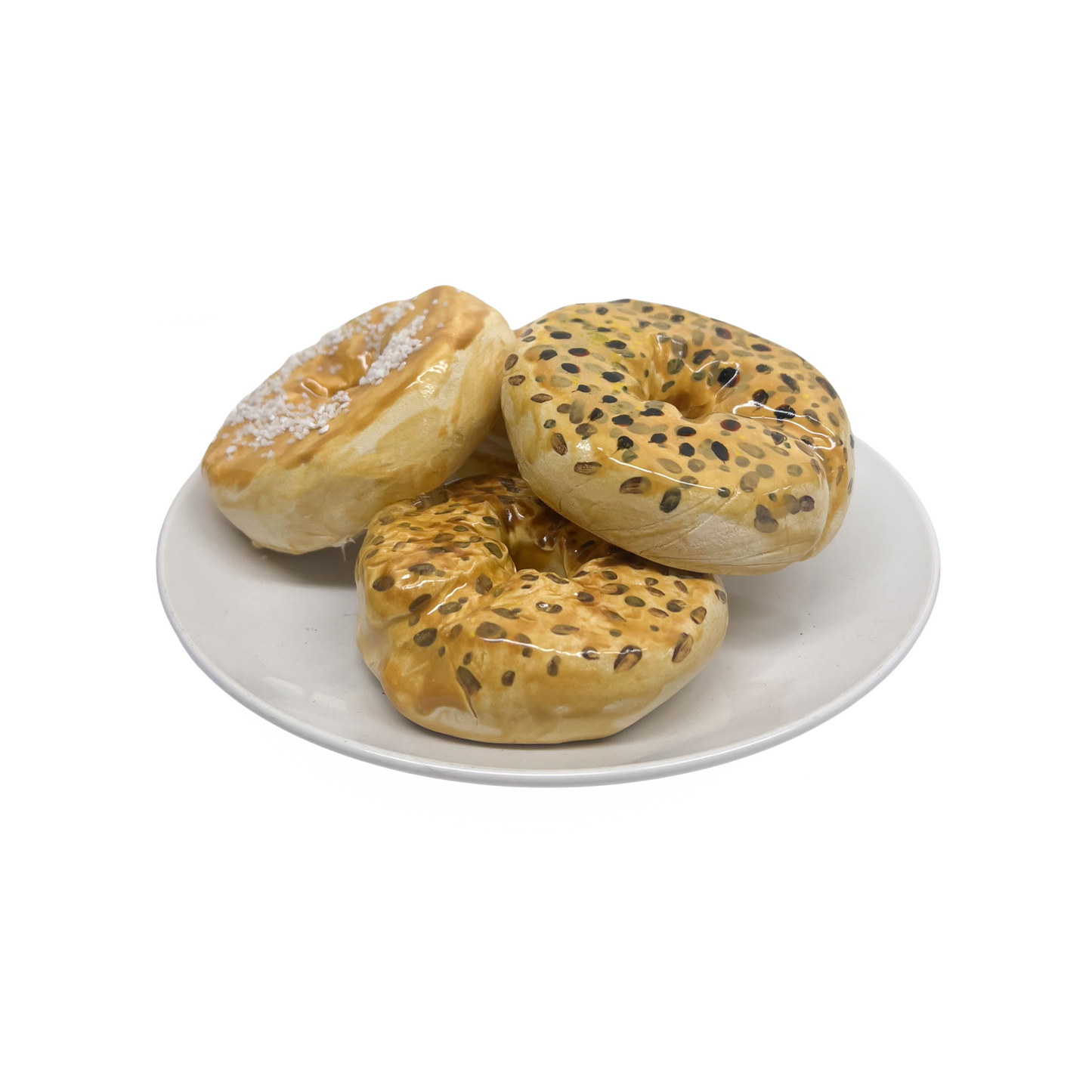 Four Plated Bagels 03