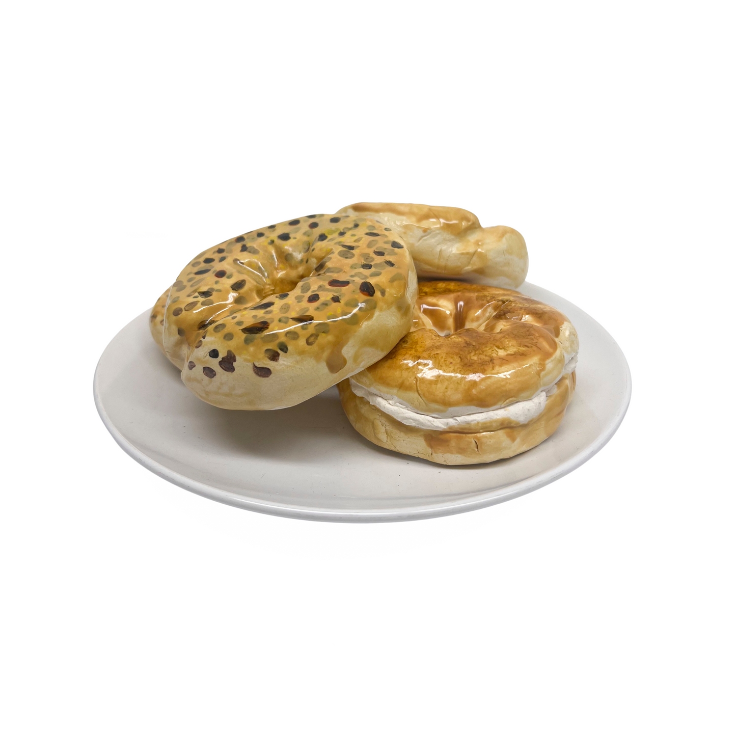 Four Plated Bagels 03