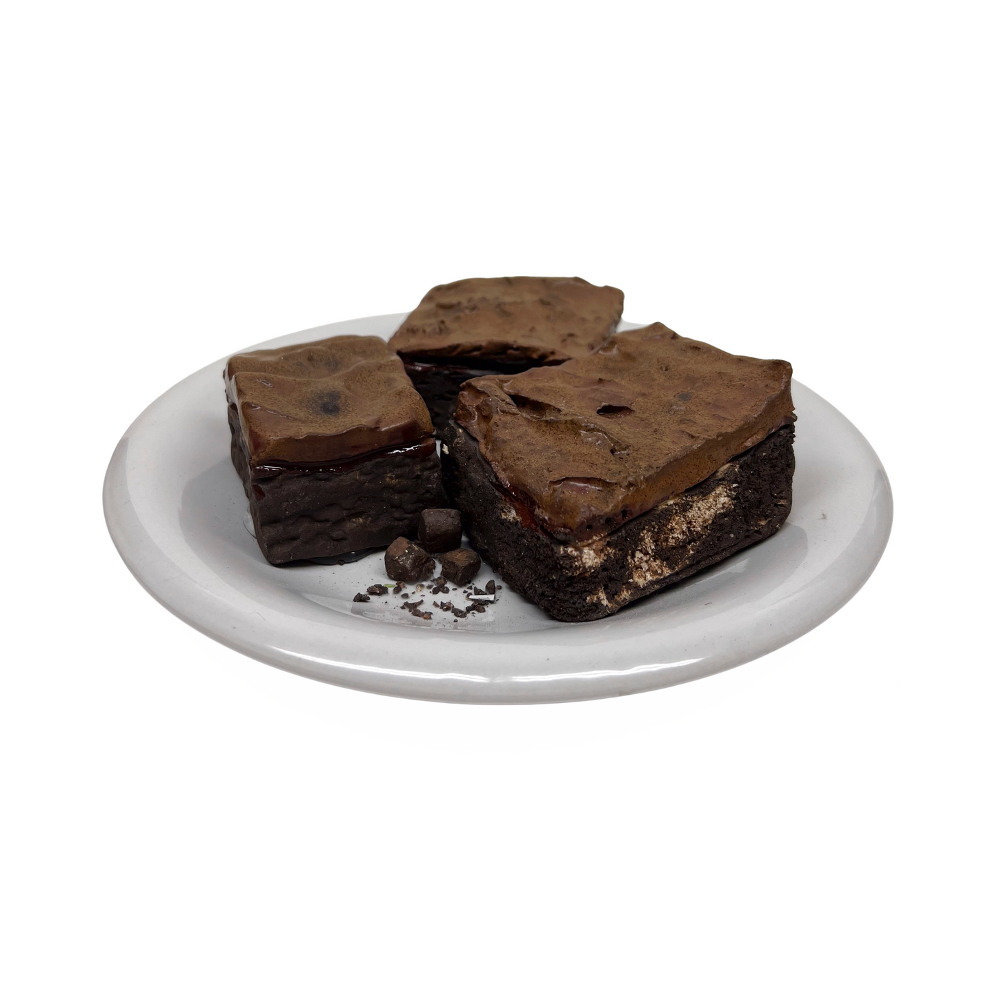 Three Plated Brownies 5