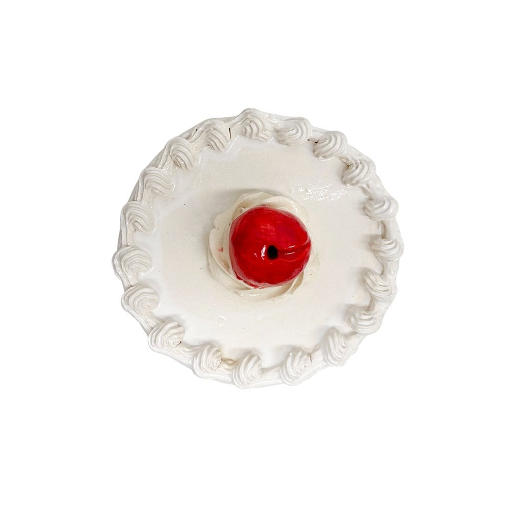 Cherry Topped Vanilla Cake 1