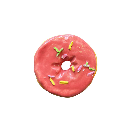 Cherry Donut With Multi Sprinkle (Day Old)