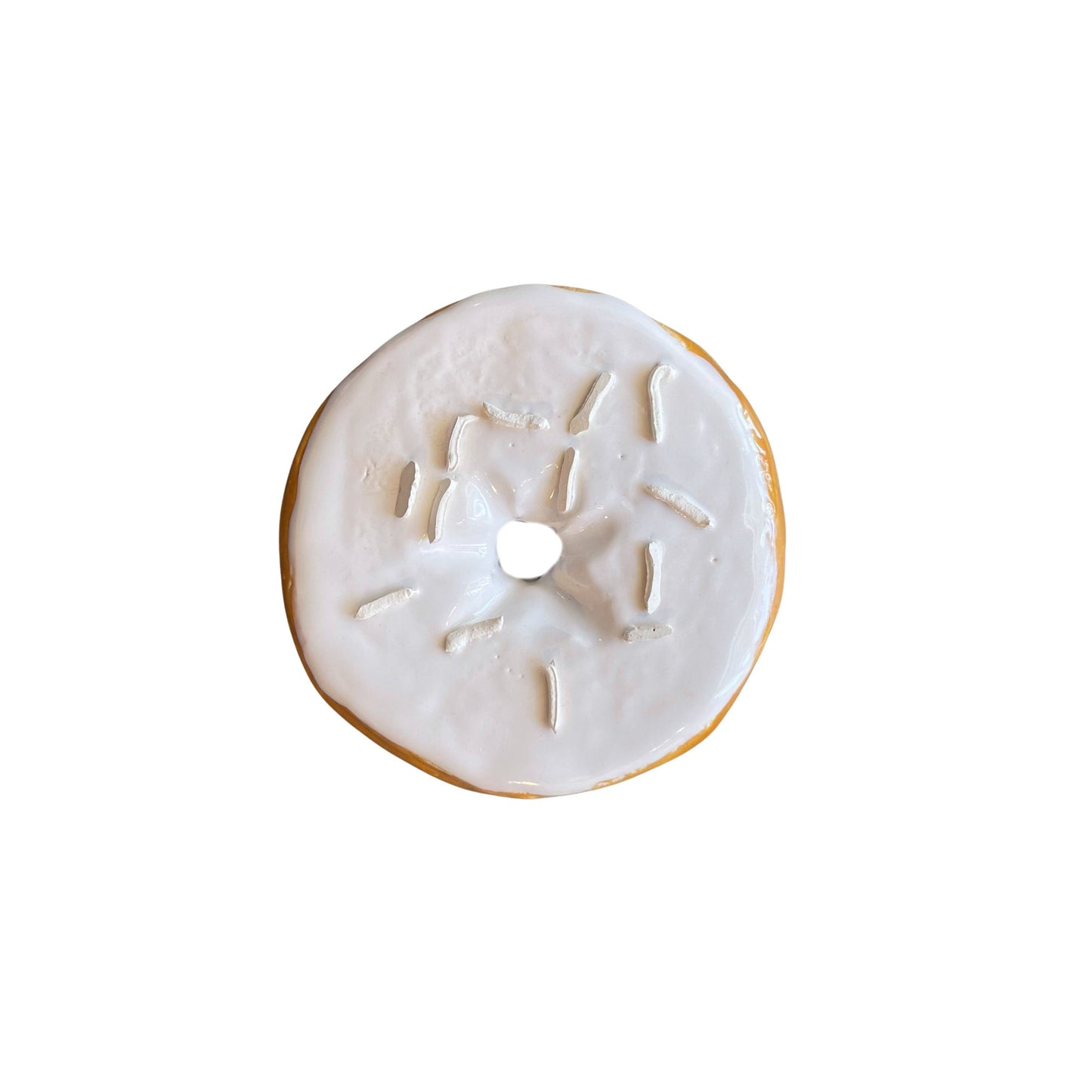 Vanilla Donut with White Sprinkles (Day Old)