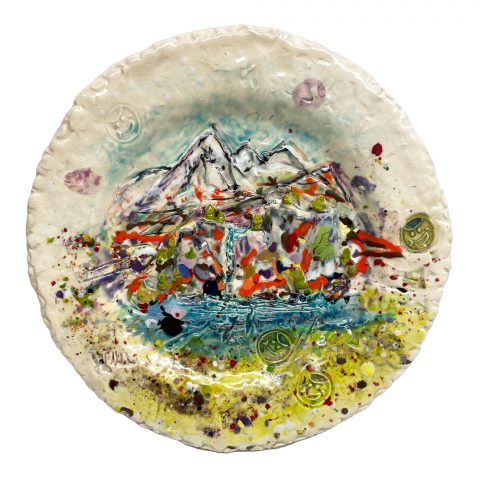 Happy Landscape Plate