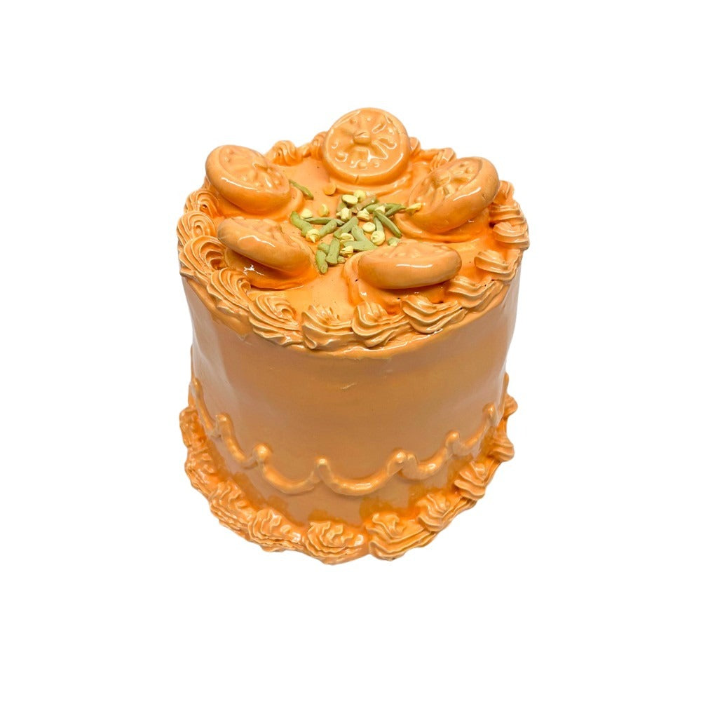 Orange Cake With Medallions And Sprinkles 23