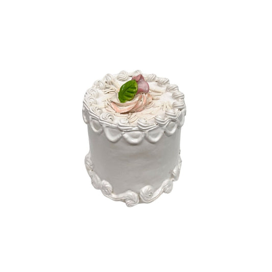 Vanilla Petite Cake With Pink Rose 32