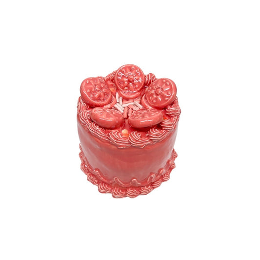 Raspberry Petite Cake With Medallions 31