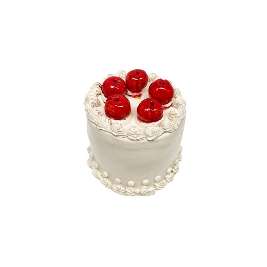 Cherry Topped Petite Vanilla Cake 33