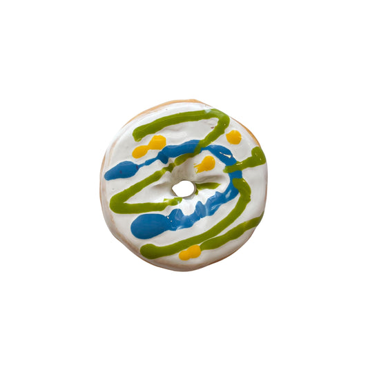 Lemon Lime Blueberry Donut