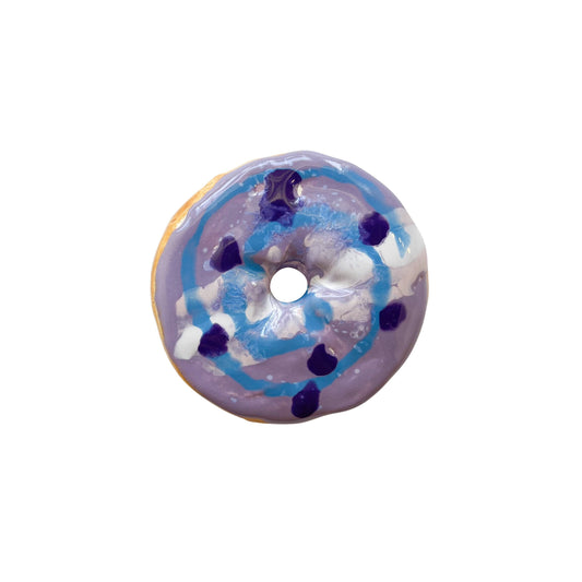 Blueberry Lavender Brulée Donut