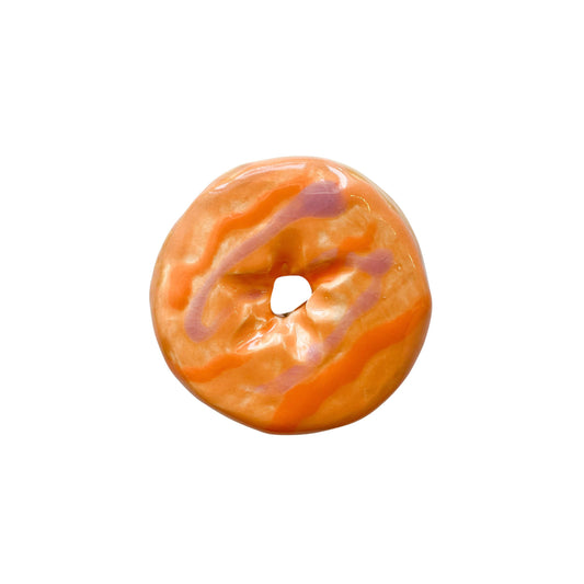 Orange Sunset Drizzle Donut