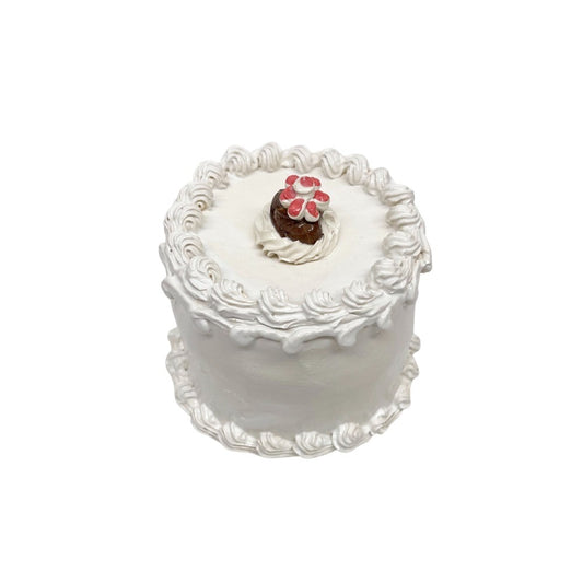 Vanilla Petite Cake With Flower Candy 72