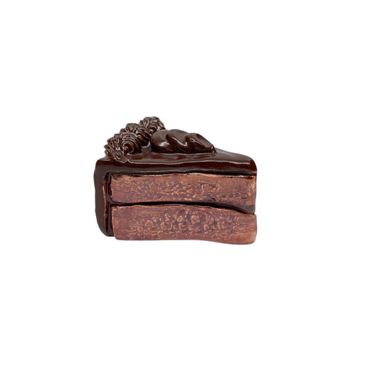 Double Chocolate Cake Slice