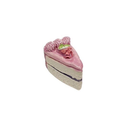 Pink Rose Cake Slice