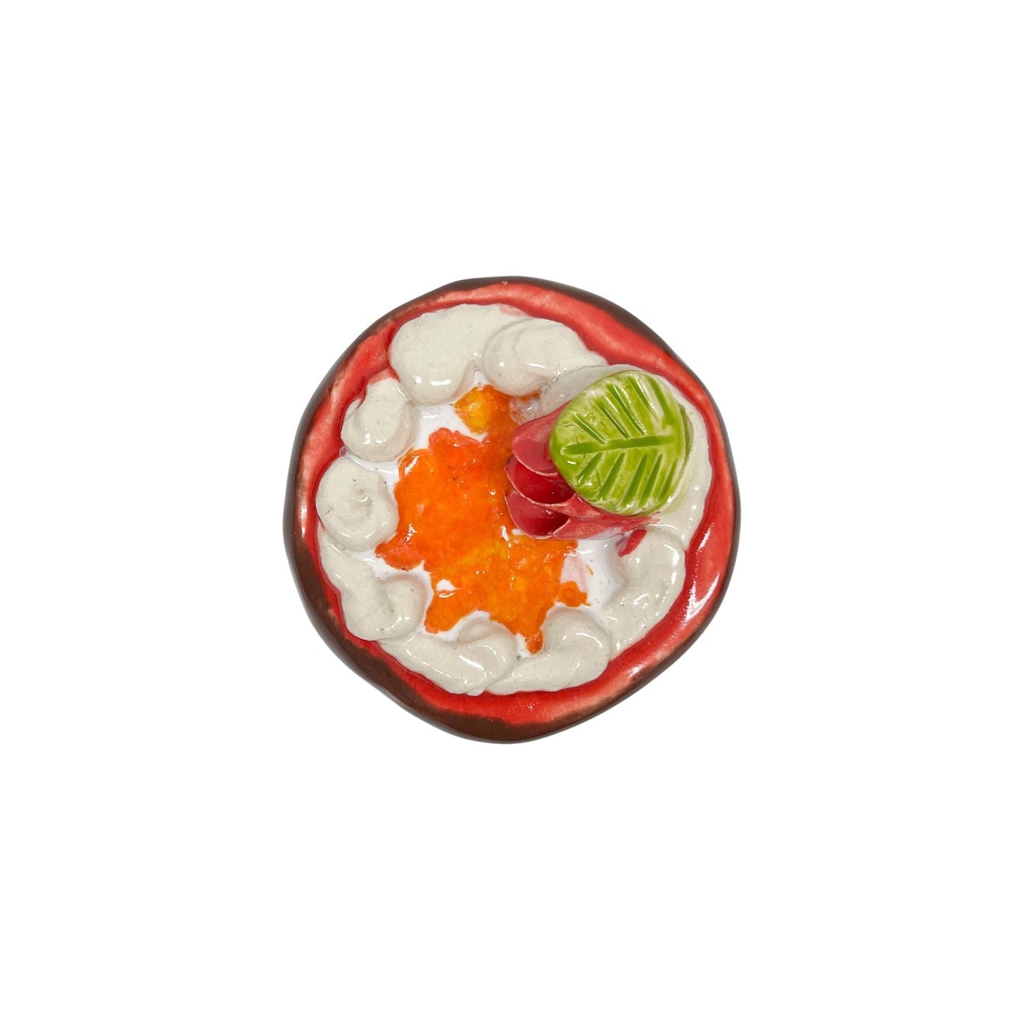 Chocolate Passionfruit Petit Four With Rosebud