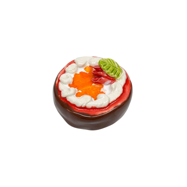 Chocolate Passionfruit Petit Four With Rosebud