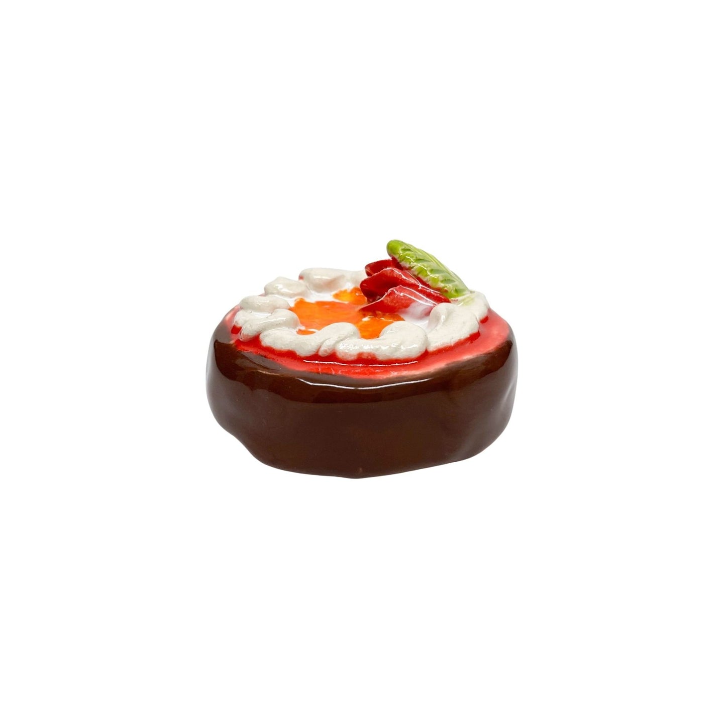 Chocolate Passionfruit Petit Four With Rosebud