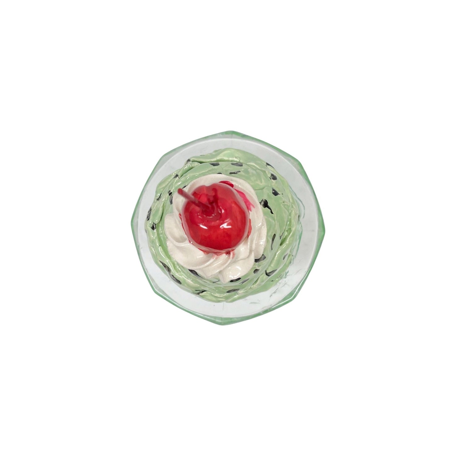 Double Scoop Mint Chip Sundae