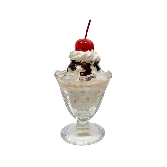 Single Scoop Toasted Almond Sundae